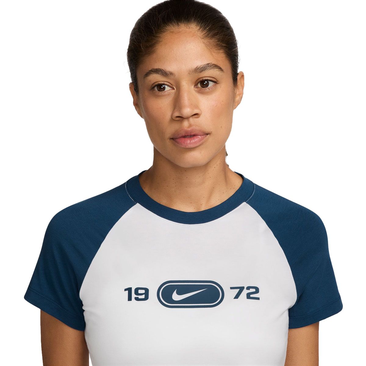 Nike Womens Sportswear Chill Knit Ringer Tee