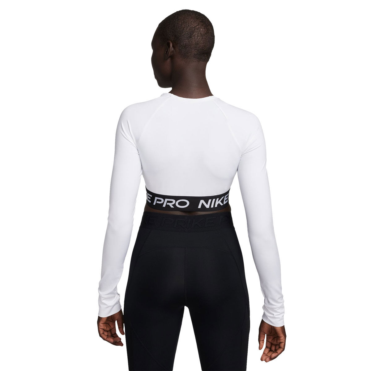 Nike Pro Womens 365 Dri-FIT Cropped Long Sleeve Top