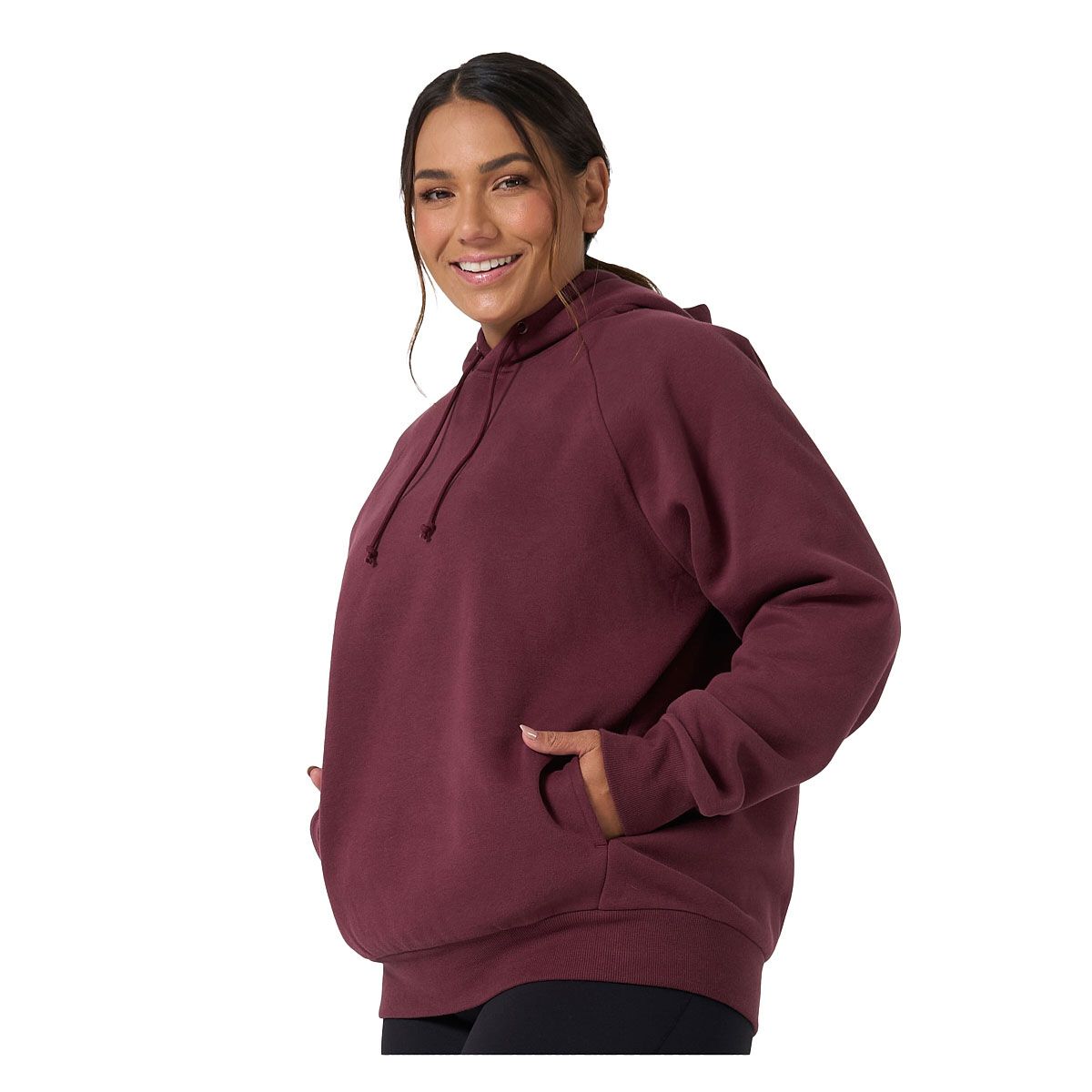Ell/Voo Womens Mae Fleece Pullover Hoodie