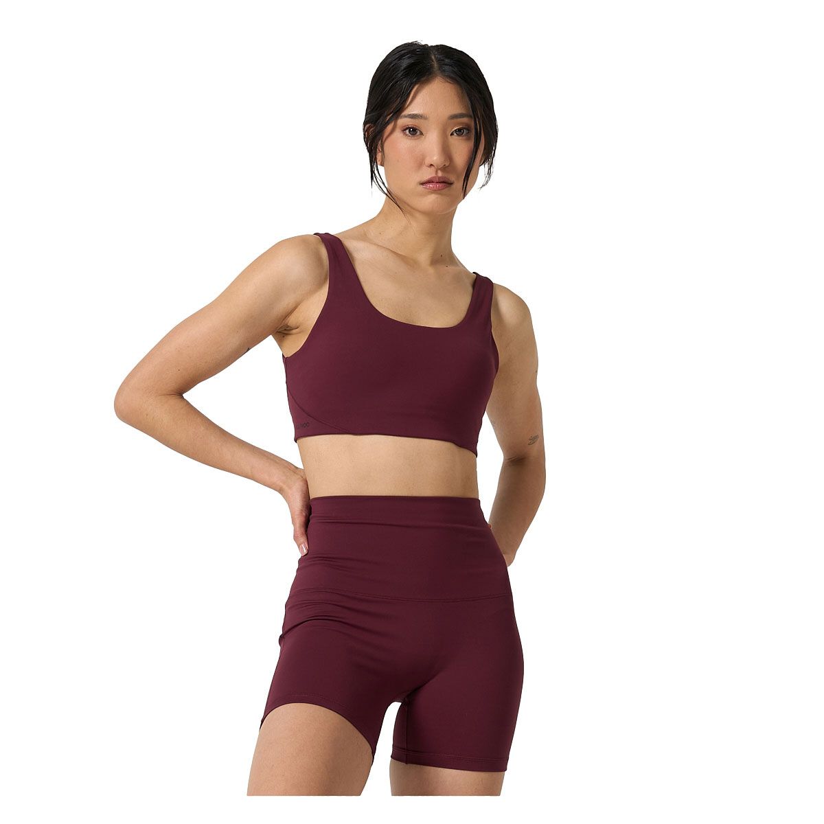 Ell/Voo Womens Averi Crop Sports Bra