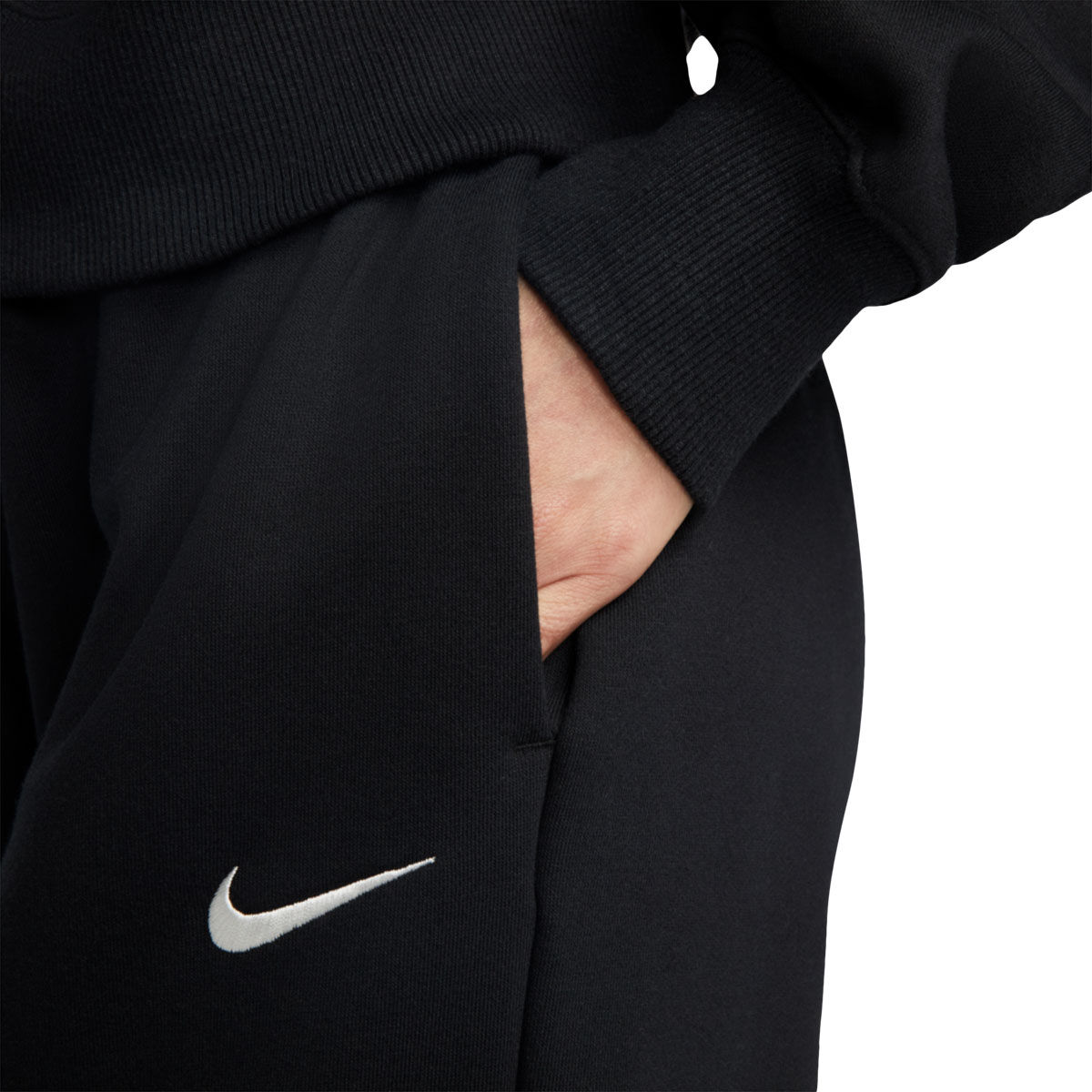 Nike Womens Sportswear Phoenix Fleece Quarter Zip Oversized Crop Sweatshirt