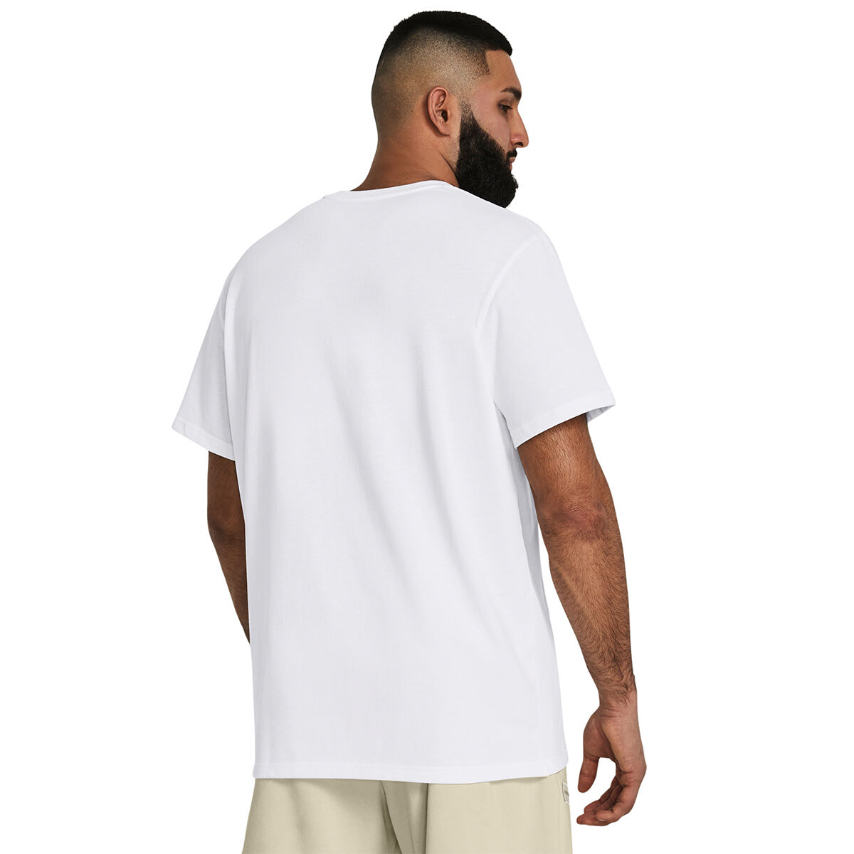 Under Armour Mens Heavyweight Left Chest Patch Tee