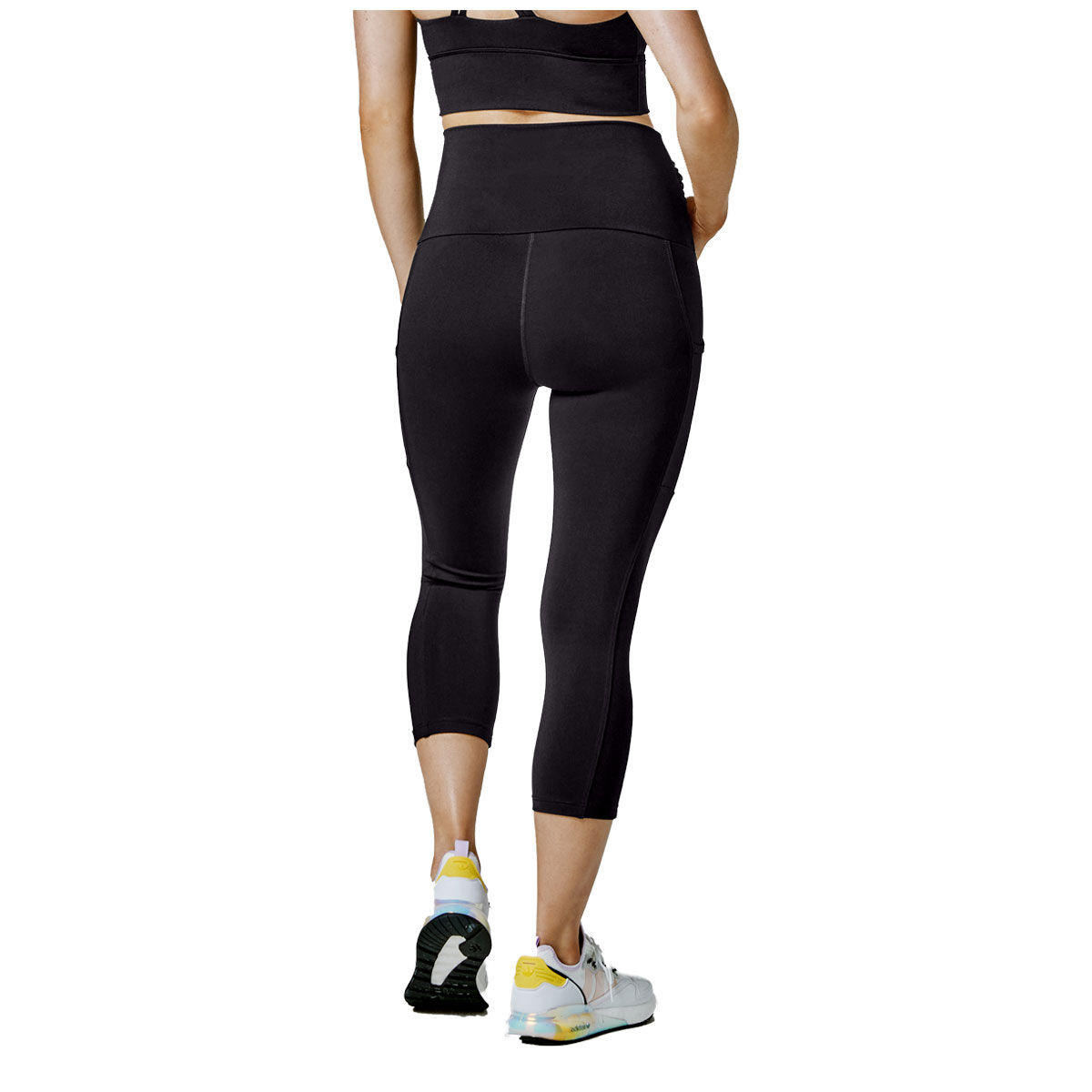 Running Bare Womens Maternity Power Moves 7/8 Tights