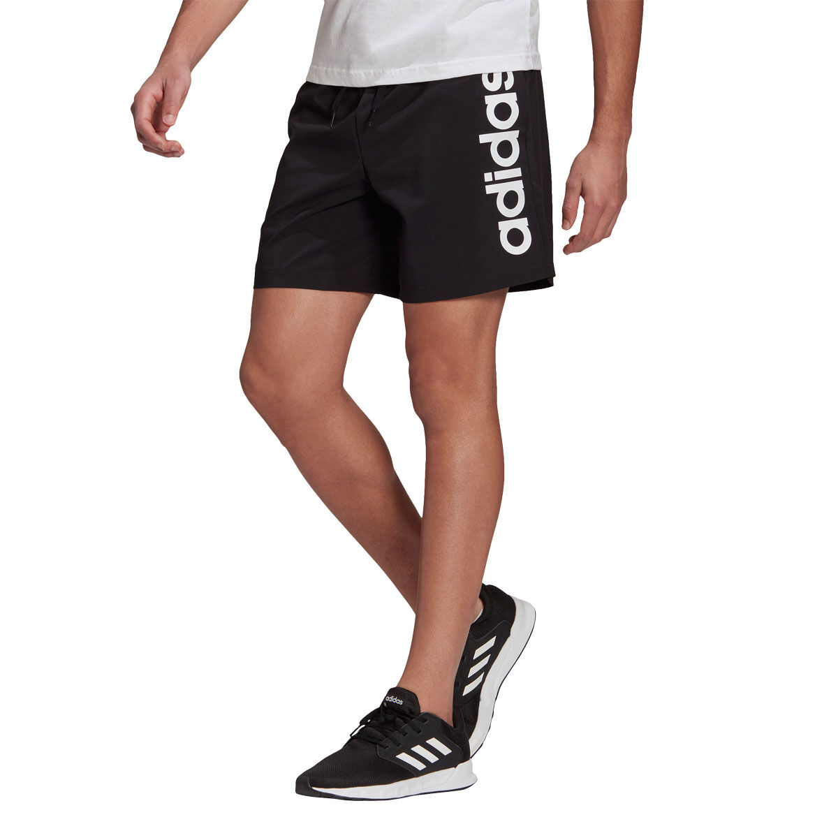 adidas Mens AEROREADY Essentials Chelsea Linear Logo Shorts