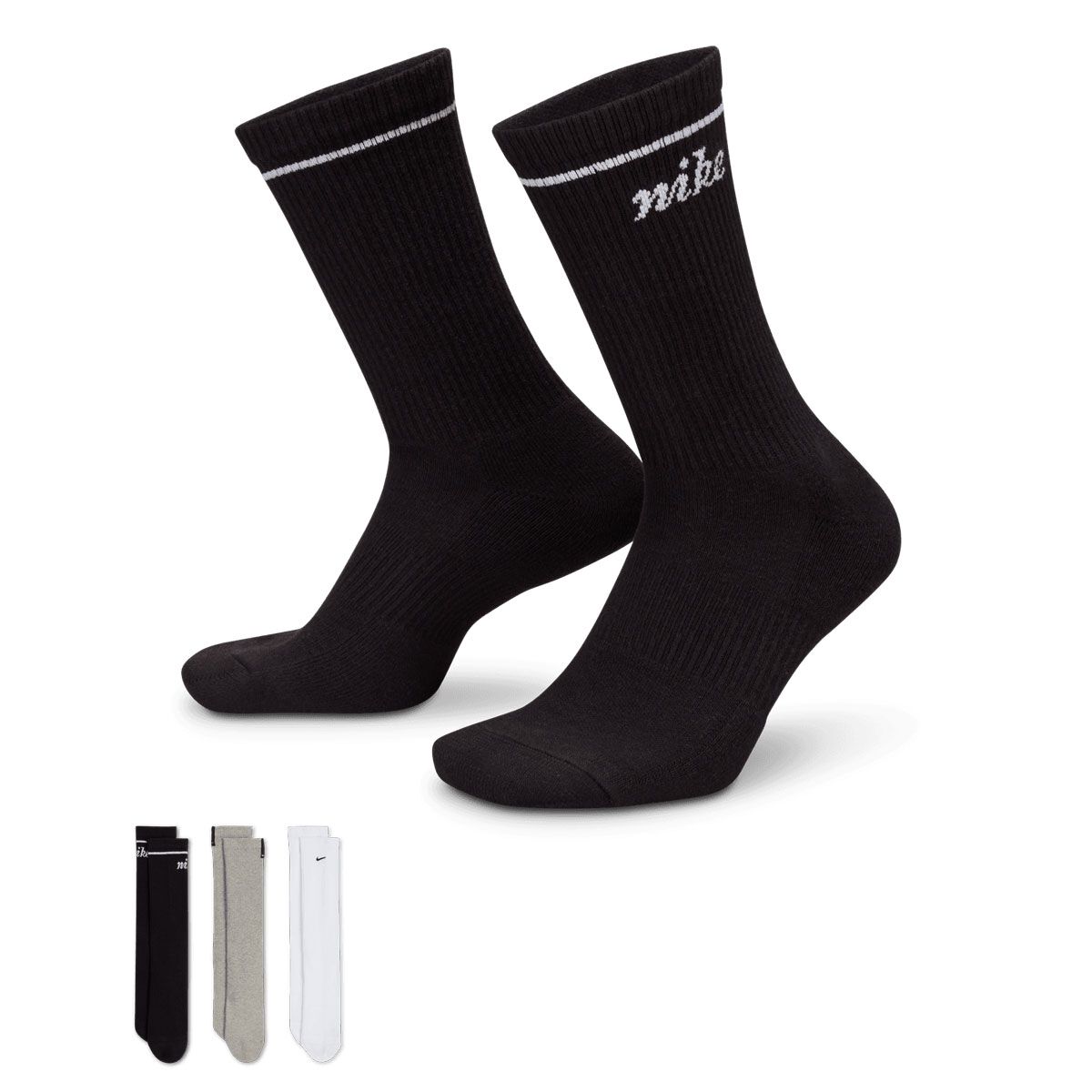 Nike Everyday Plus Crew Socks 3 Pack
