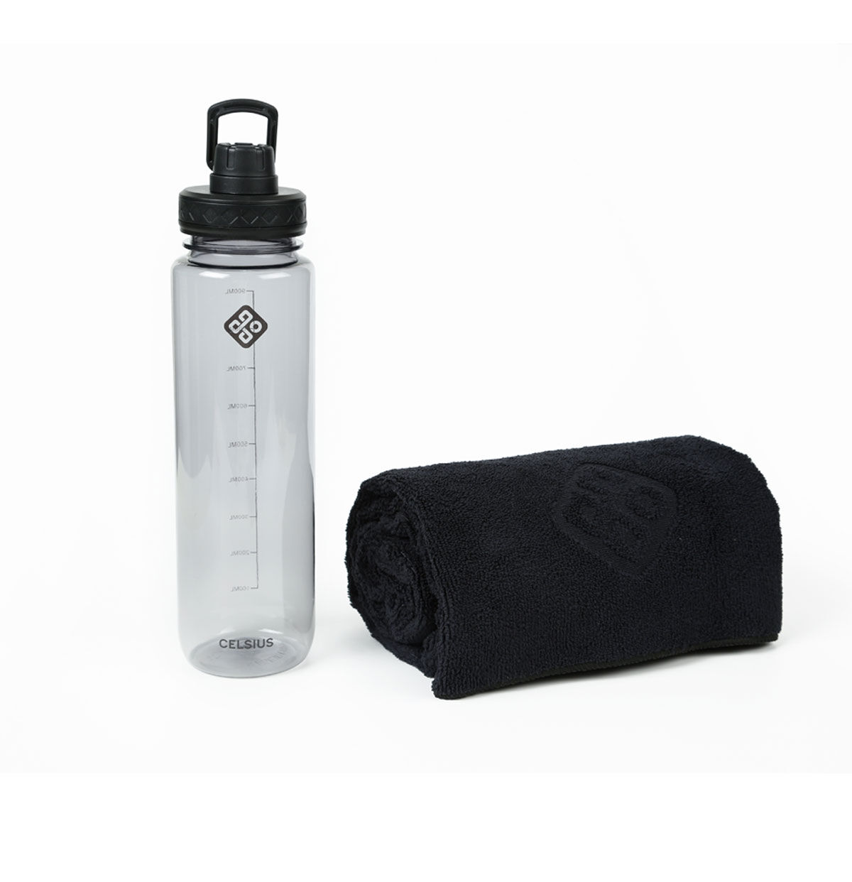 Celsius Microfiber Towel and Bottle 1000ml