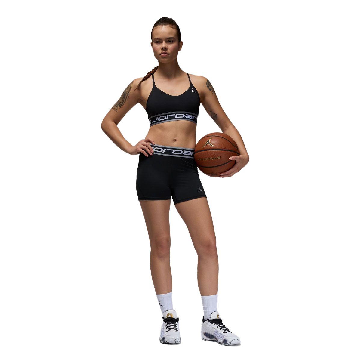 Jordan Womens Sport Indy Logo Sports Bra