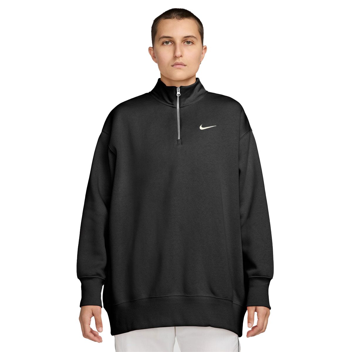 Nike Womens Sportswear Phoenix Fleece Over-Oversized Quarter Zip Pullover