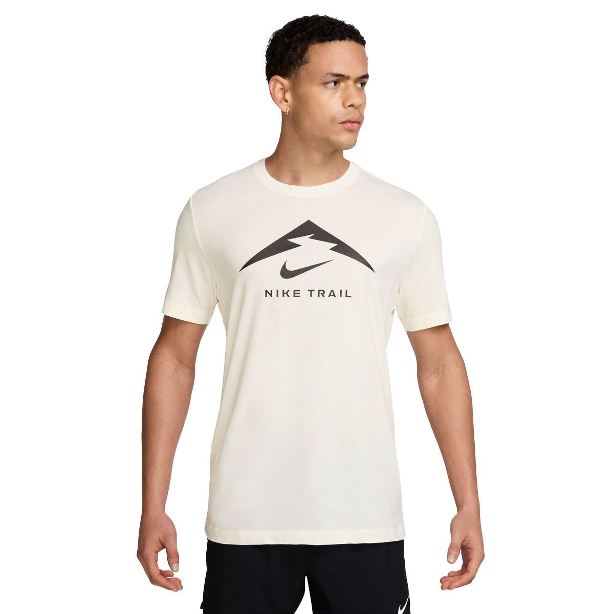 Nike Mens Trail Dri-FIT Logo Running Tee