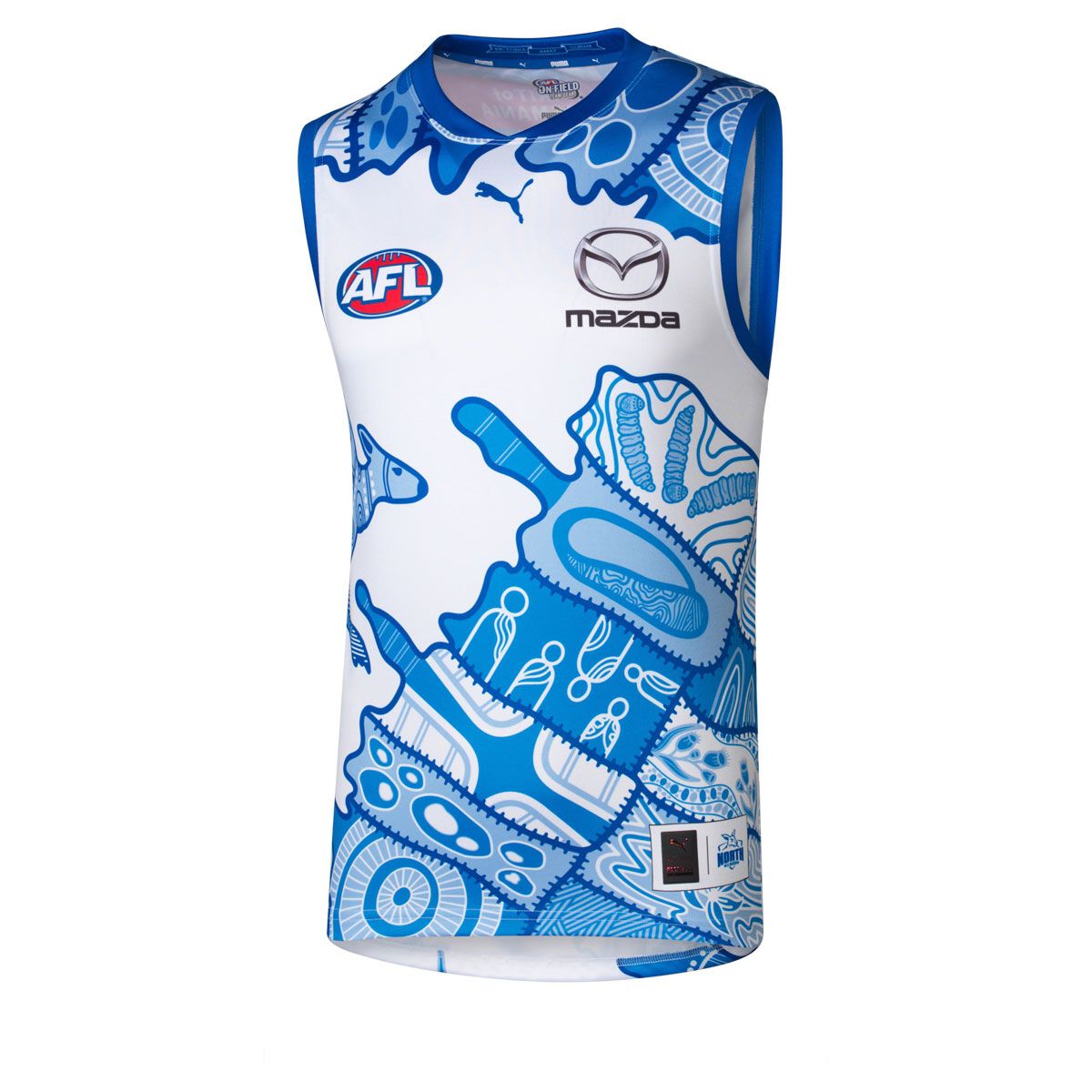 North Melbourne Kangaroos 2025 Indigenous Guernsey