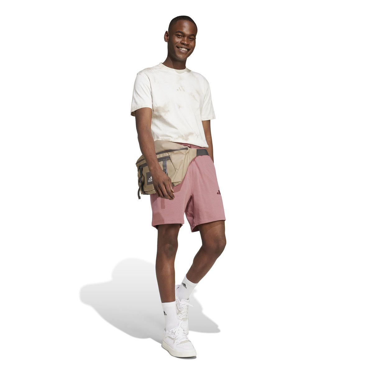 adidas Mens ALL SZN Graphic Fleece Shorts