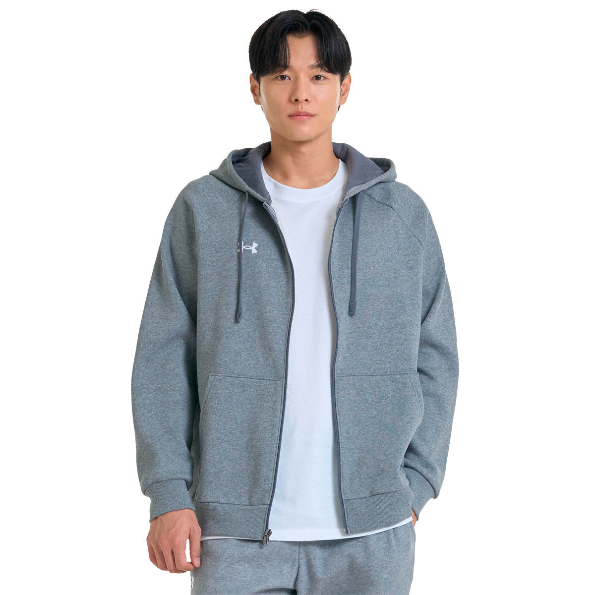 Under Armour Mens Rival Fleece Full Zip Hoodie
