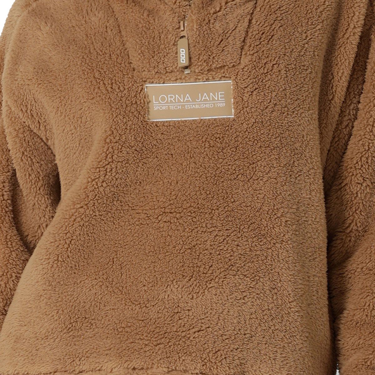 Lorna Jane Womens Everyday Teddy Quarter Zip Pullover
