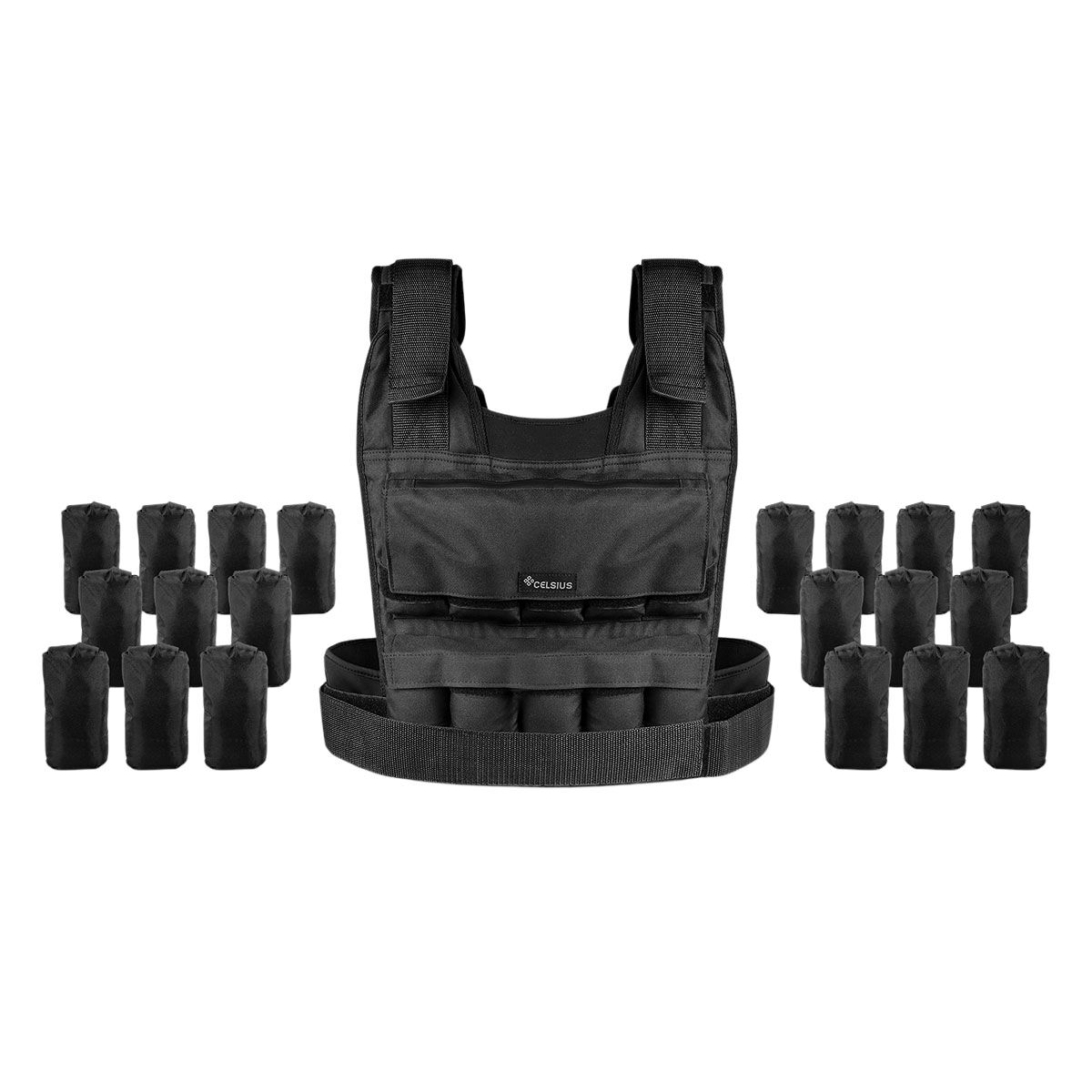 Celsius 20kg Adjustable Weighted Vest