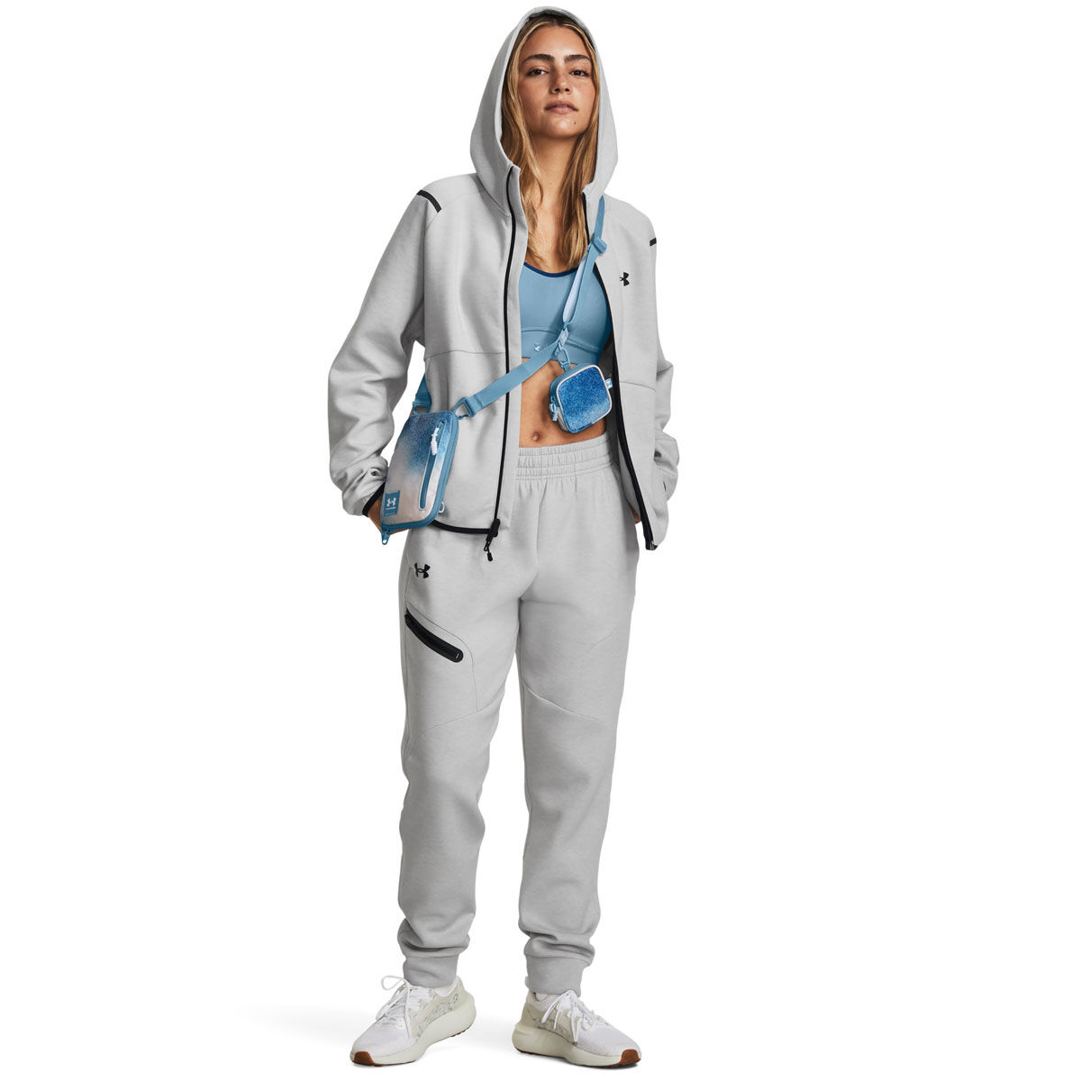 Under Armour Womens Unstoppable Fleece Full Zip Hoodie