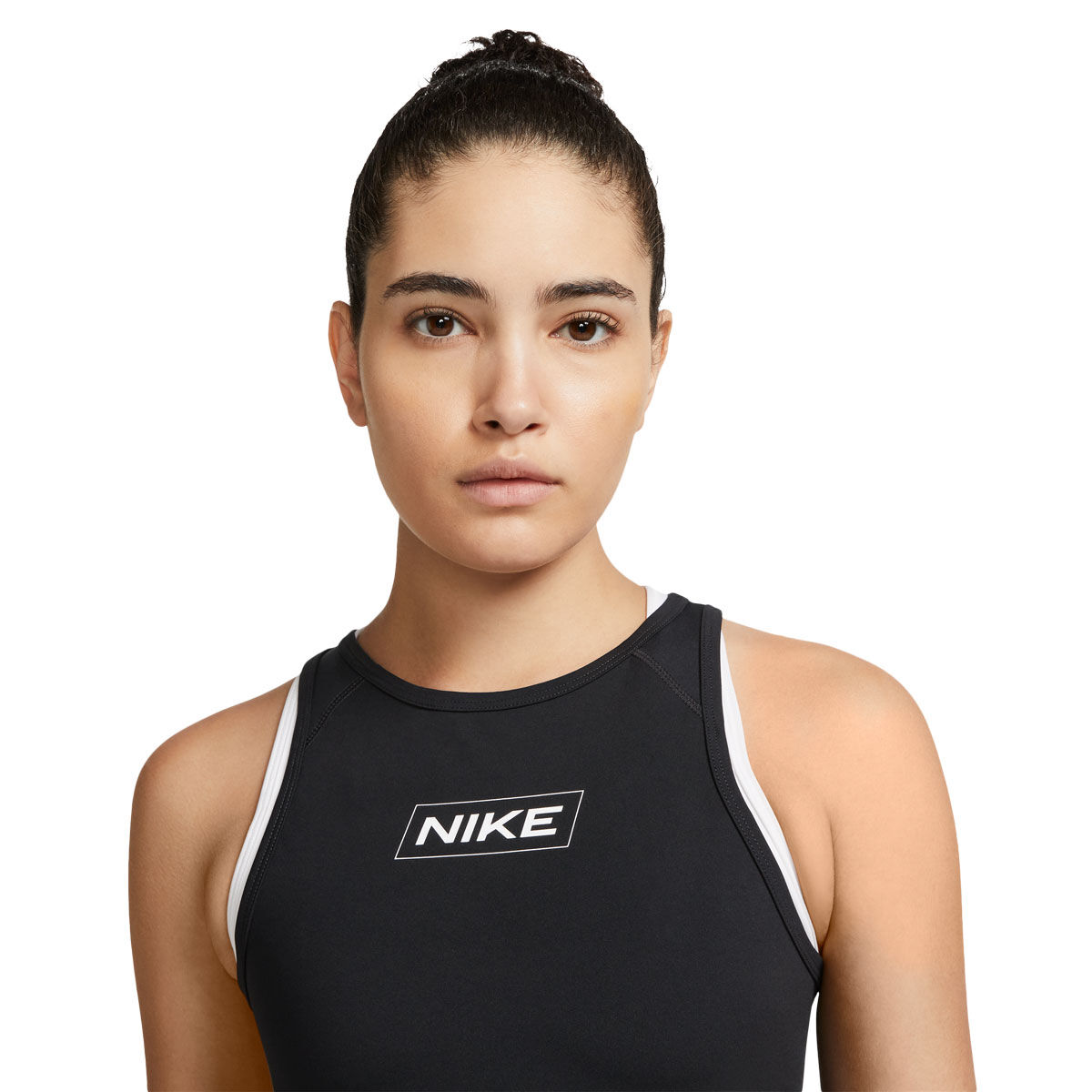 Nike Pro Womens Dri-FIT Graphic Crop Training Tank