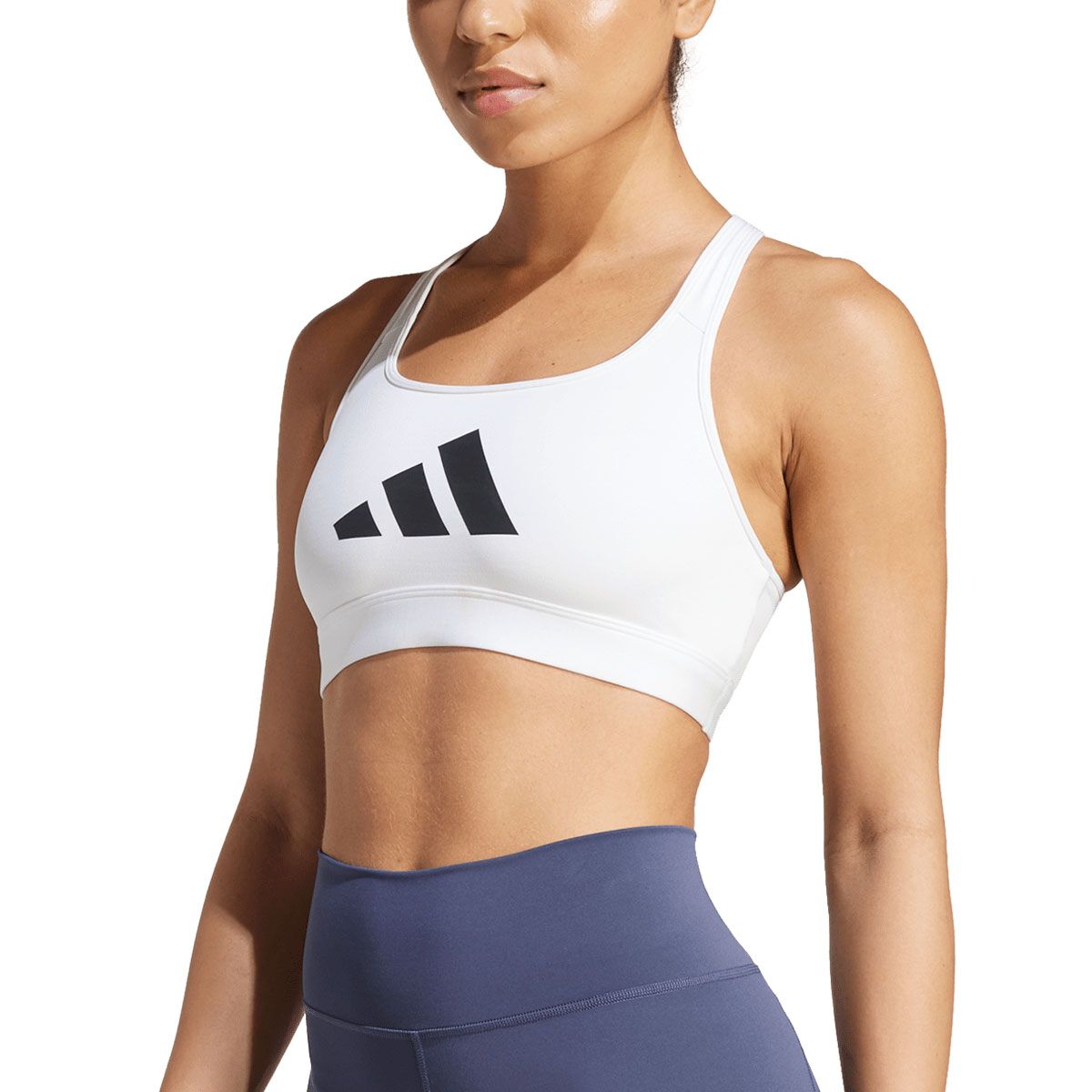 adidas Womens PowerReact Graphic Sports Bra