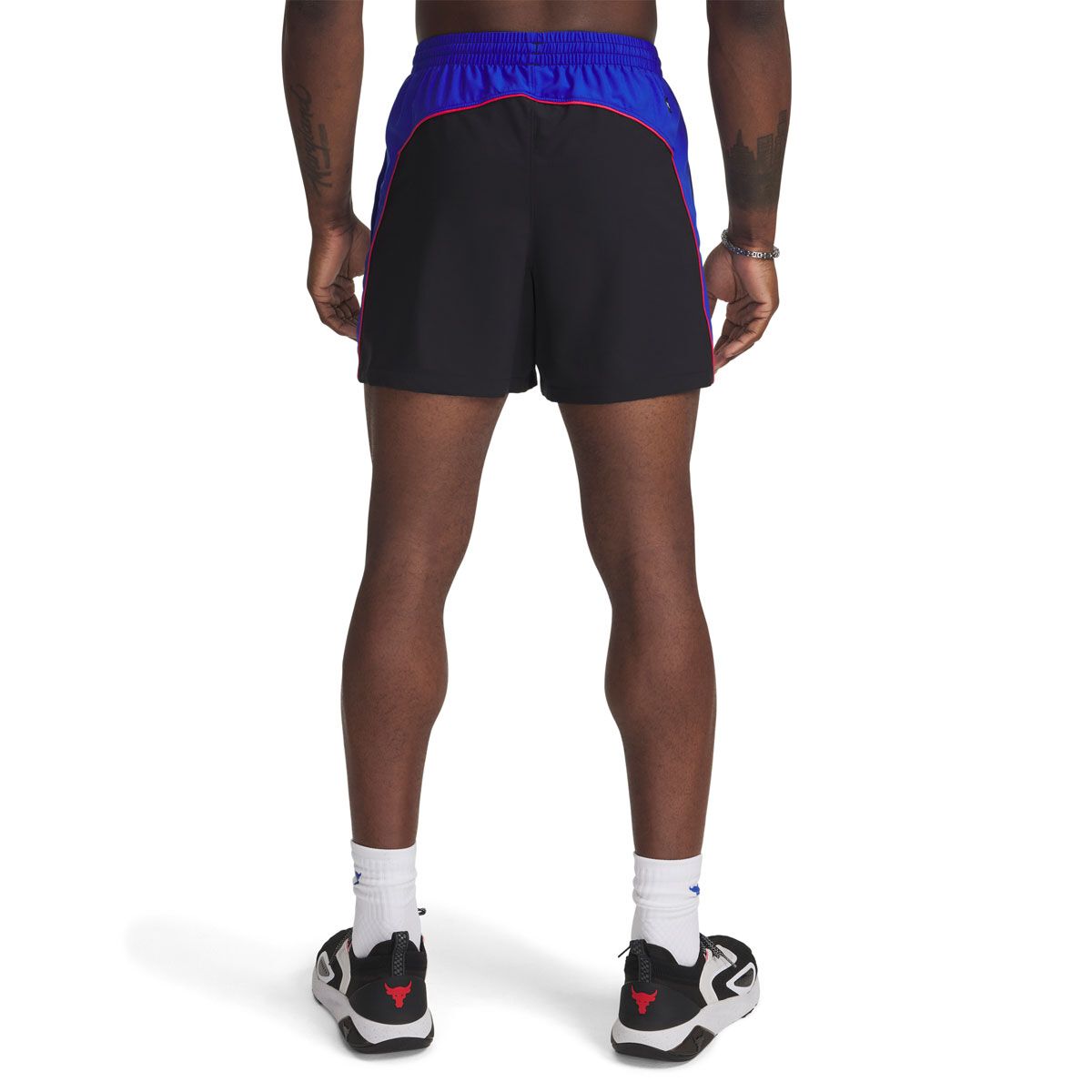 Under Armour Project Rock Mens 5 inch Woven Training Shorts