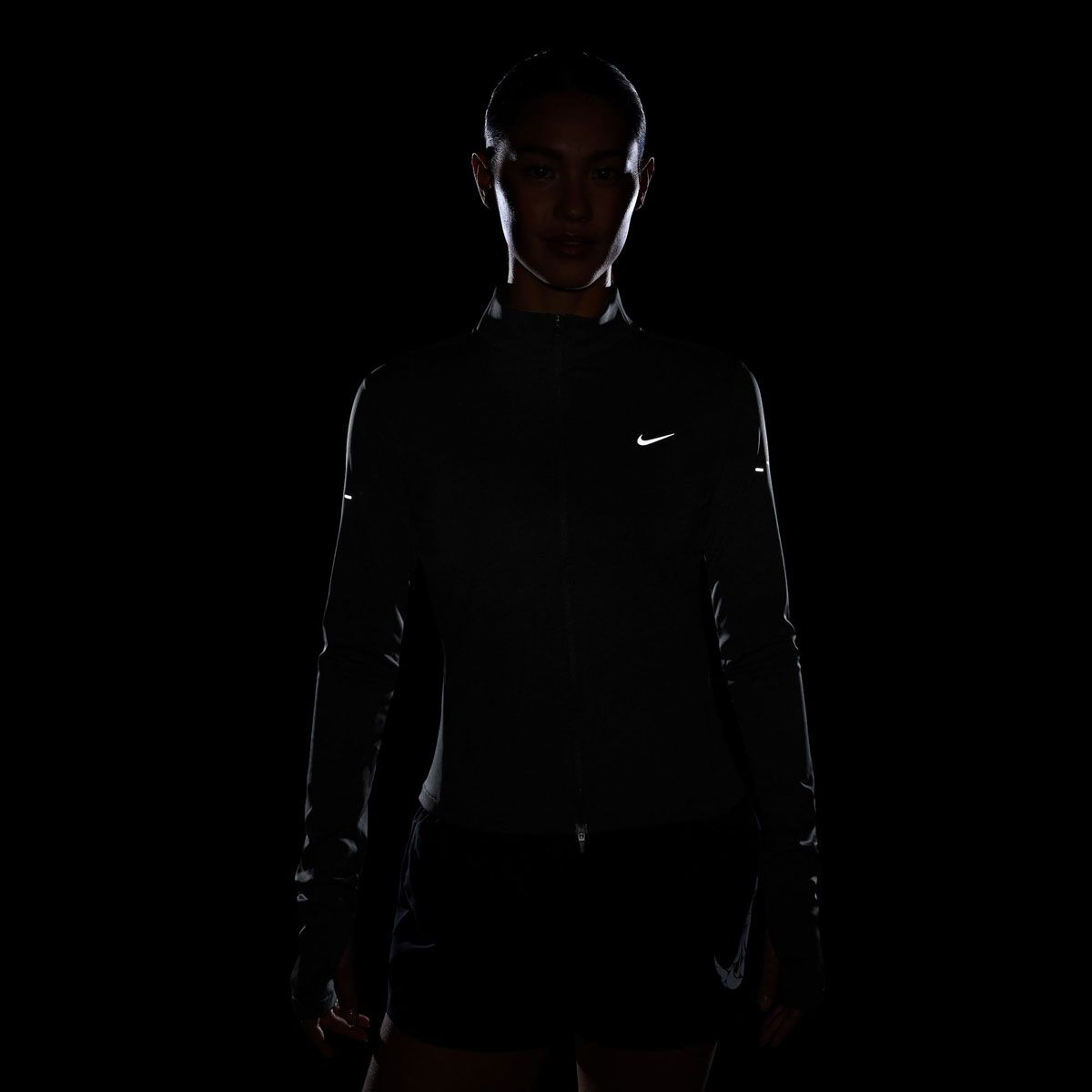 Nike Womens Swift Dri-FIT Full Zip Running Midlayer