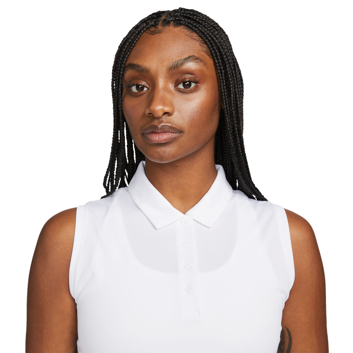 Nike Womens Victory Dri-FIT Sleeveless Golf Polo