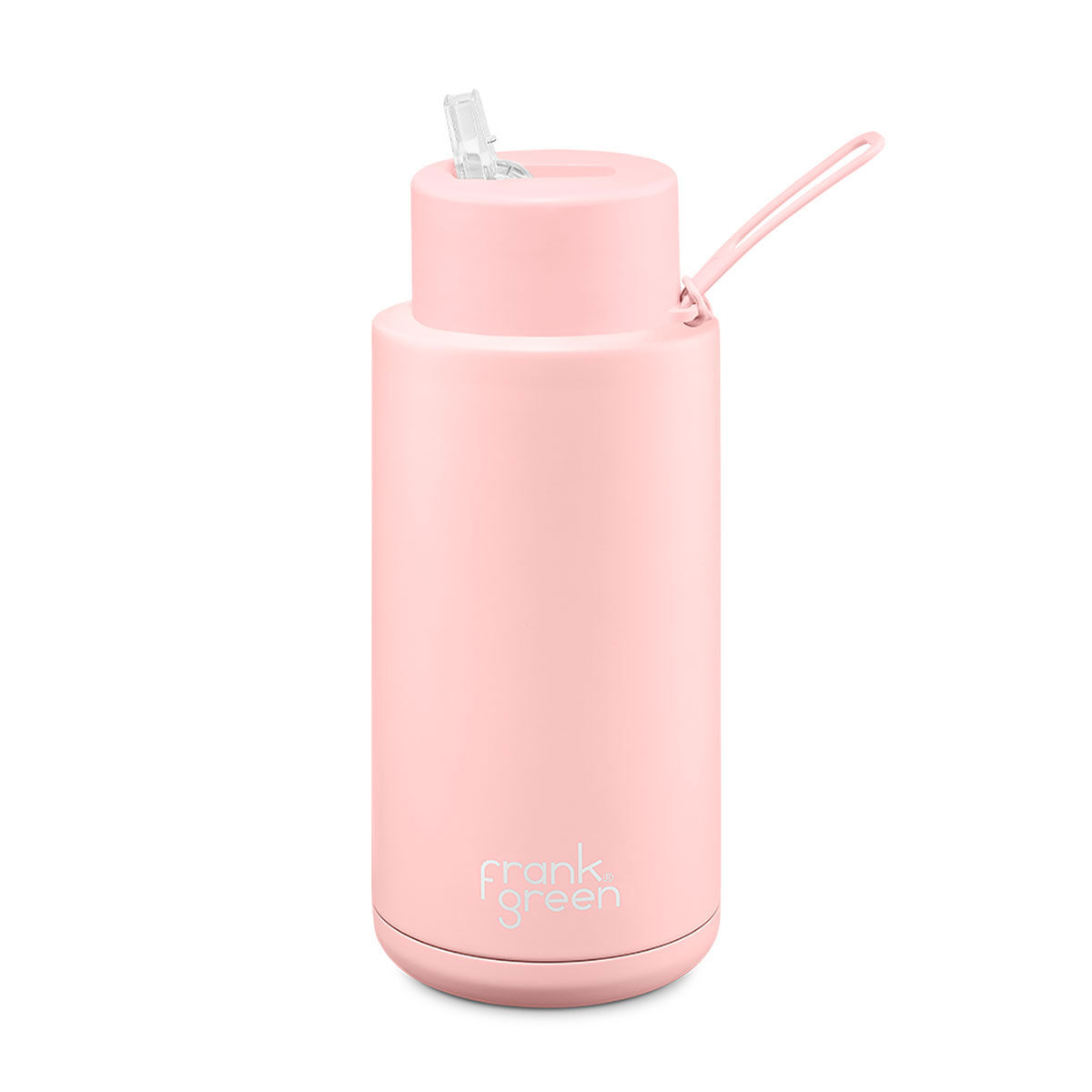 Frank Green Reusable 1L/34oz Water Bottle - Pink/Blushed