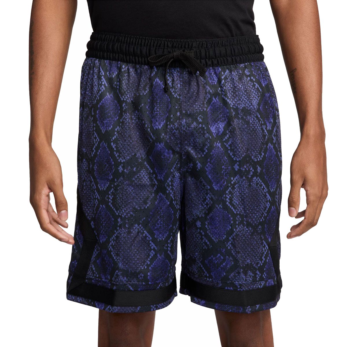 Jordan Mens Dri-FIT Sport Diamond Print Basketball Shorts