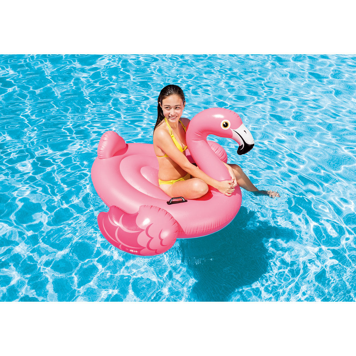 Intex Pink Flamingo Ride On