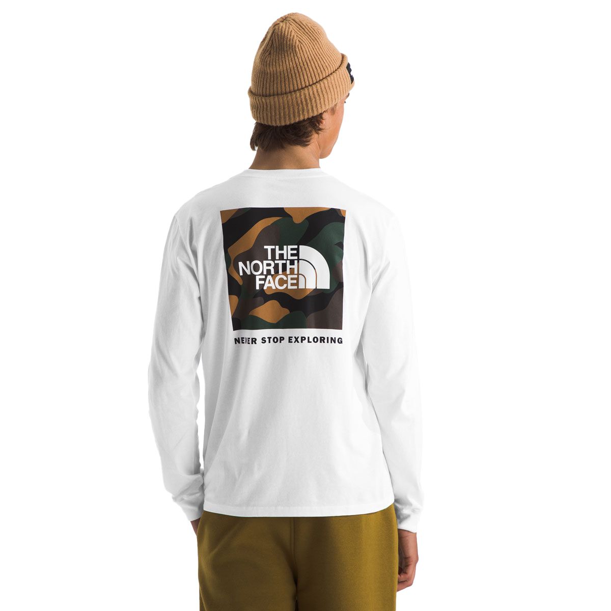 The North Face Mens Long Sleeve Box NSE Tee