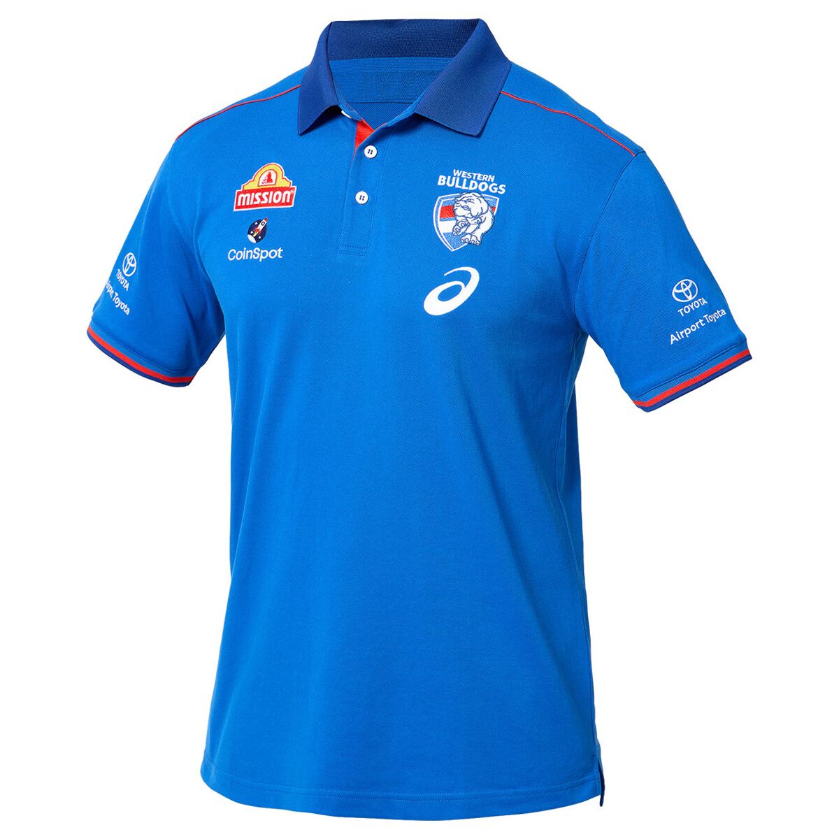 Western Bulldogs Mens 2025 Media Polo