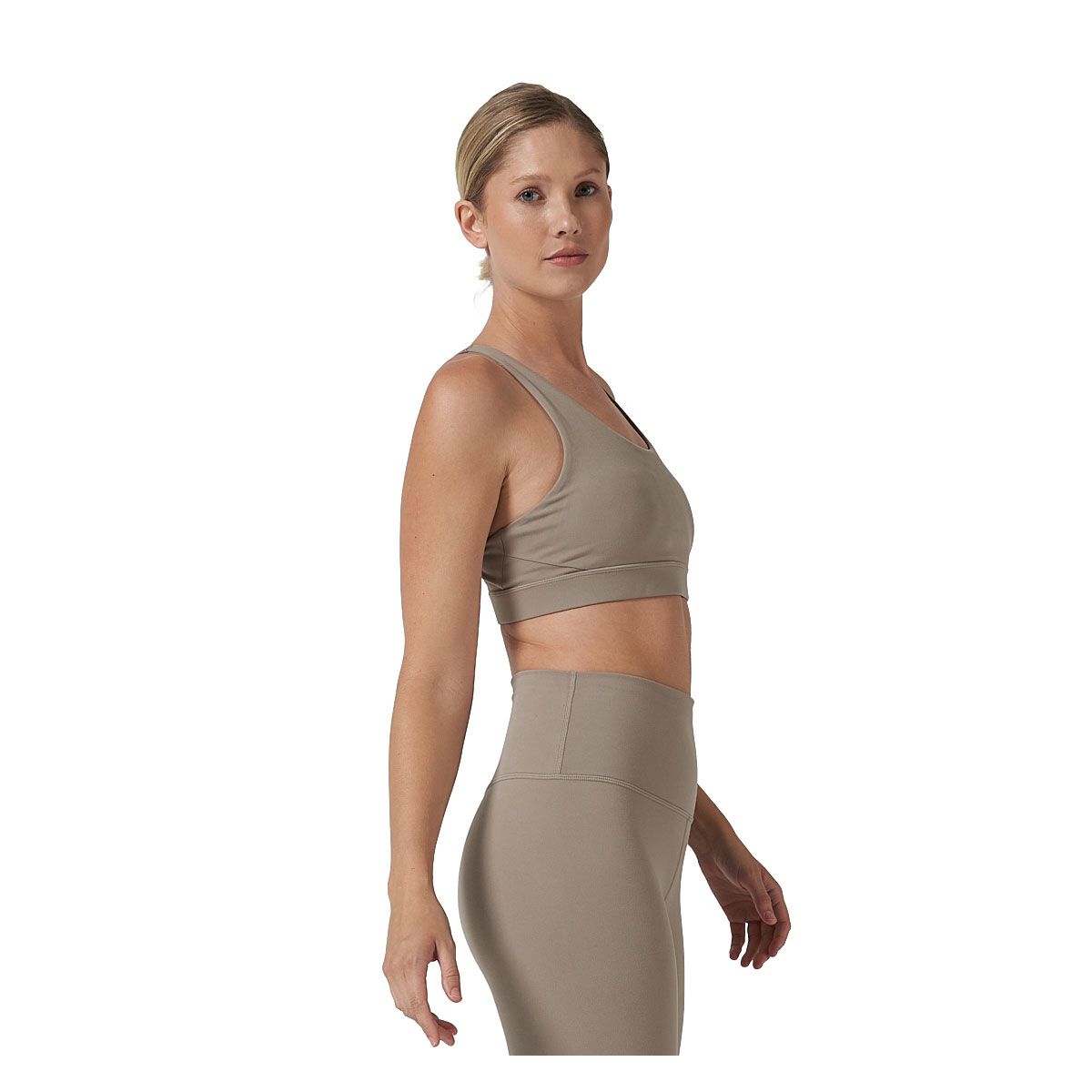 Ell/Voo Womens Studio Crop Sports Bra