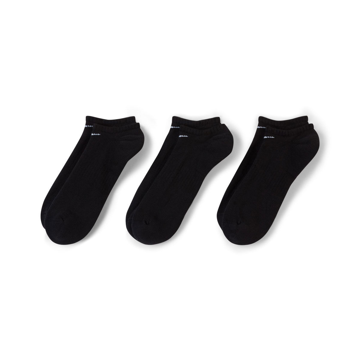 Nike Unisex Cushioned No Show 3 Pack Socks