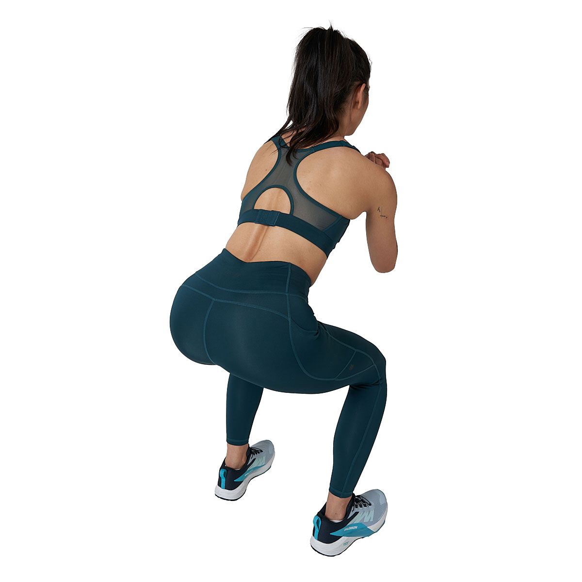 Ell/Voo Womens Training 7/8 Pocket Tights