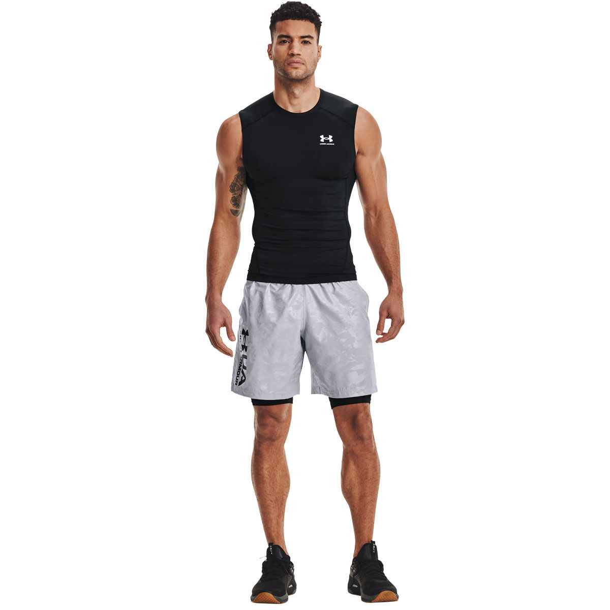 Under Armour Mens HeatGear Armour Sleeveless Compression Top