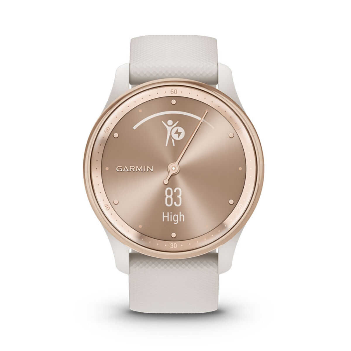 Garmin Vivomove Watch - White Cream