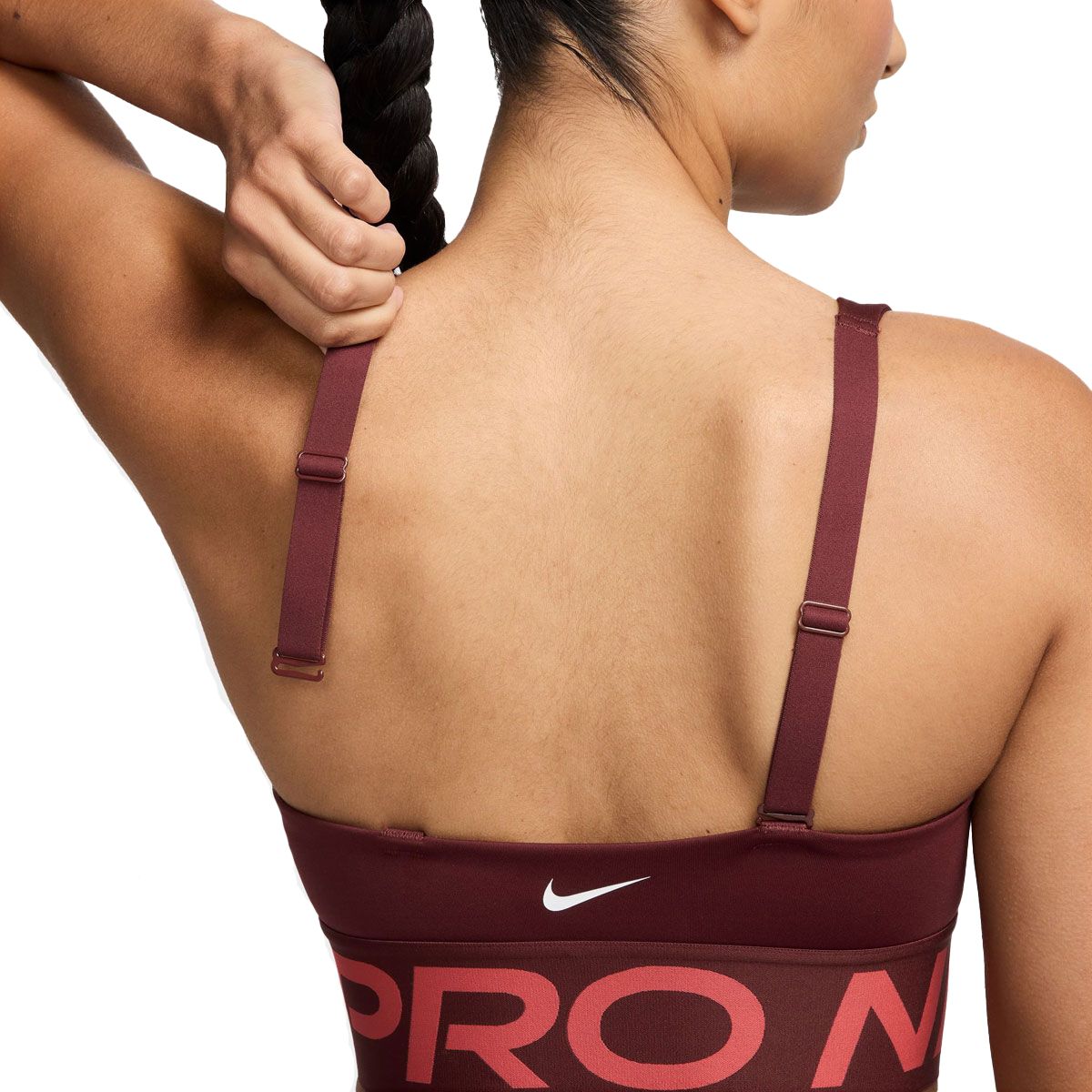 Nike Pro Womens Indy Plunge Dri-FIT Medium Support Padded Sports Bra