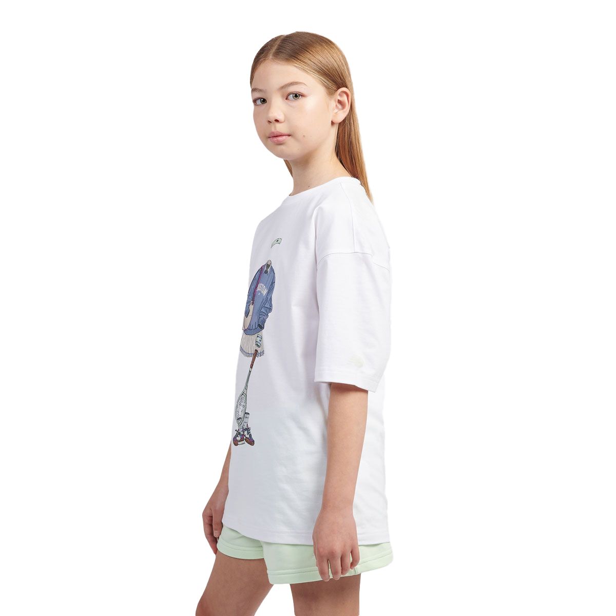 New Balance Junior Tennis Girl Graphic Tee