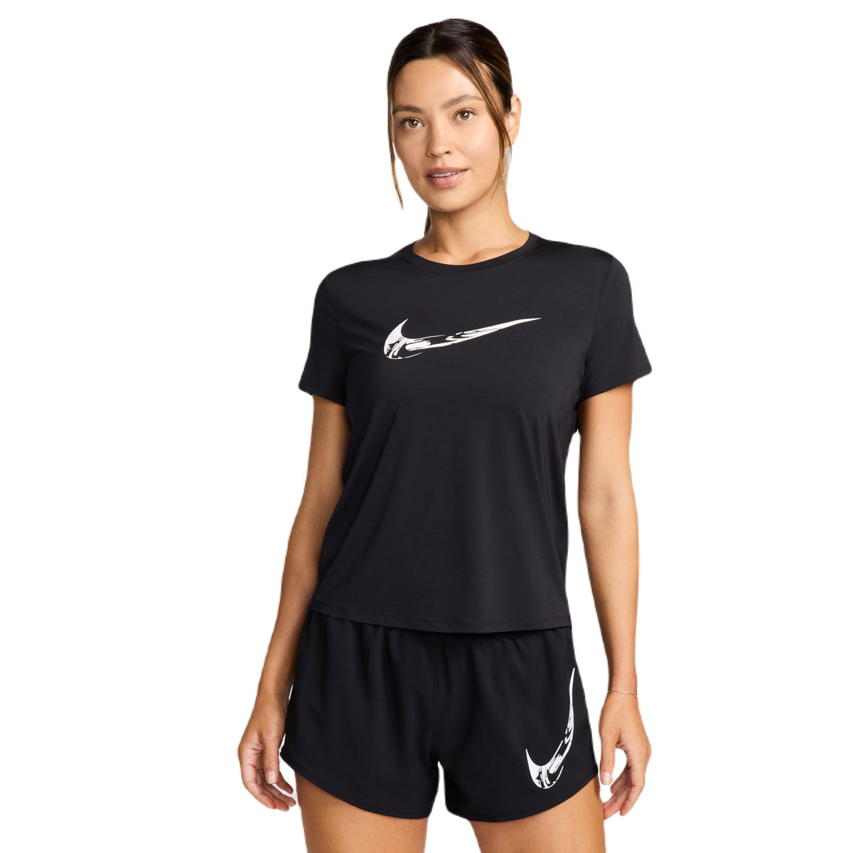 Nike Womens One Dri-FIT Swoosh Graphic Running Top