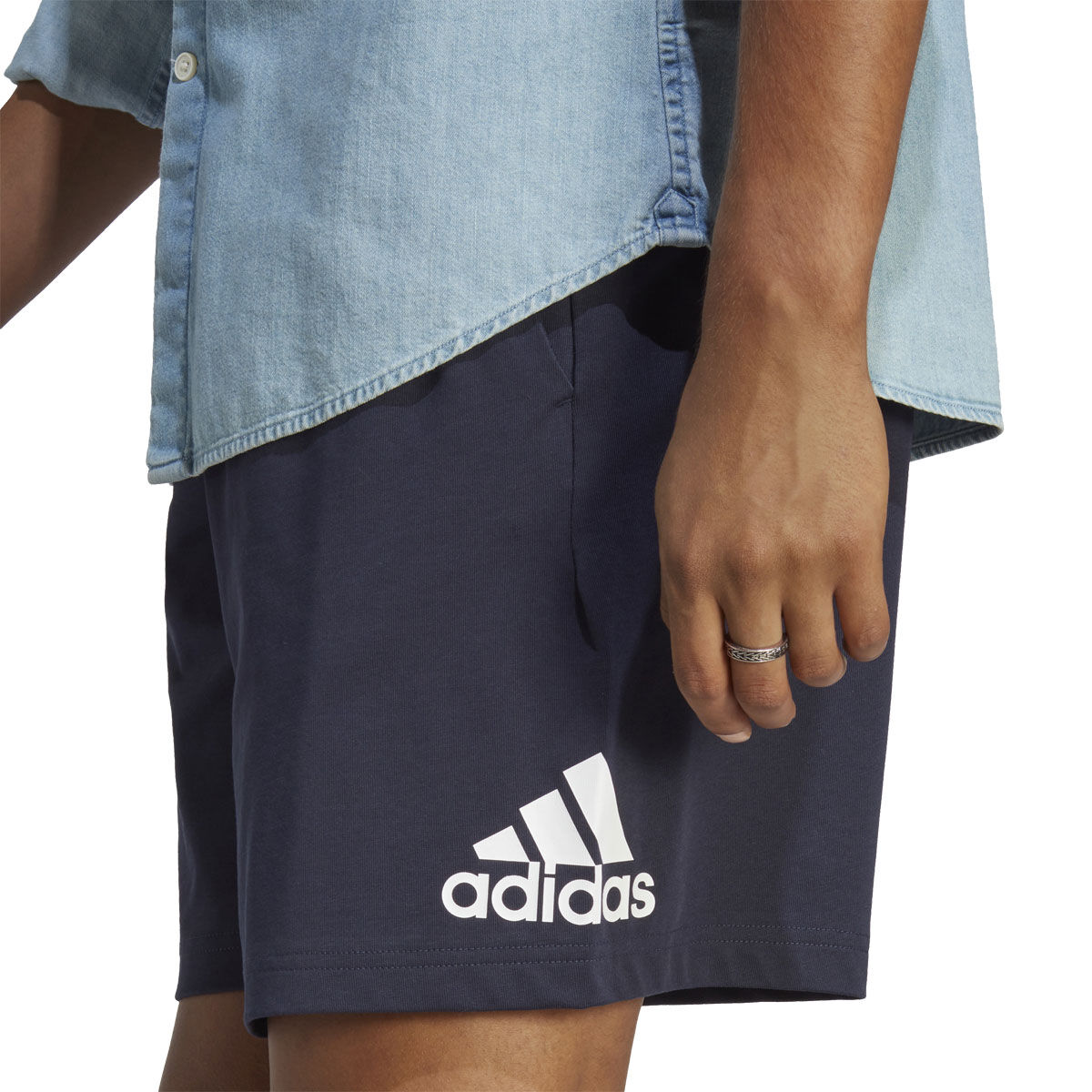 adidas Mens Essentials Big Logo Shorts
