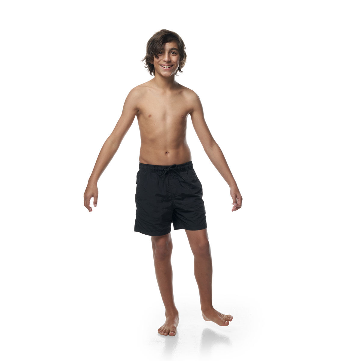Tahwalhi Boys Solid Pool Shorts