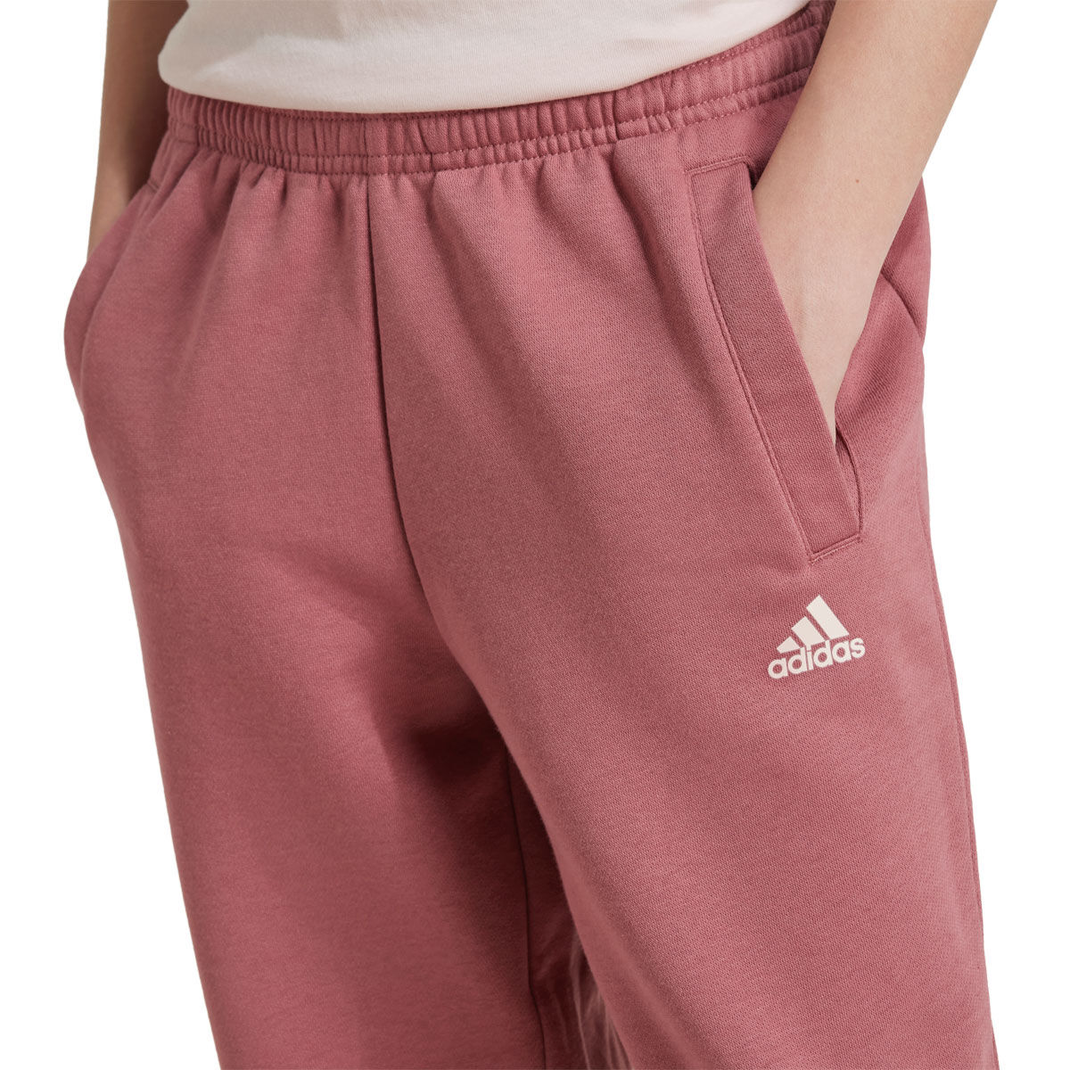 adidas Junior Feel Cozy Fleece Track Pants