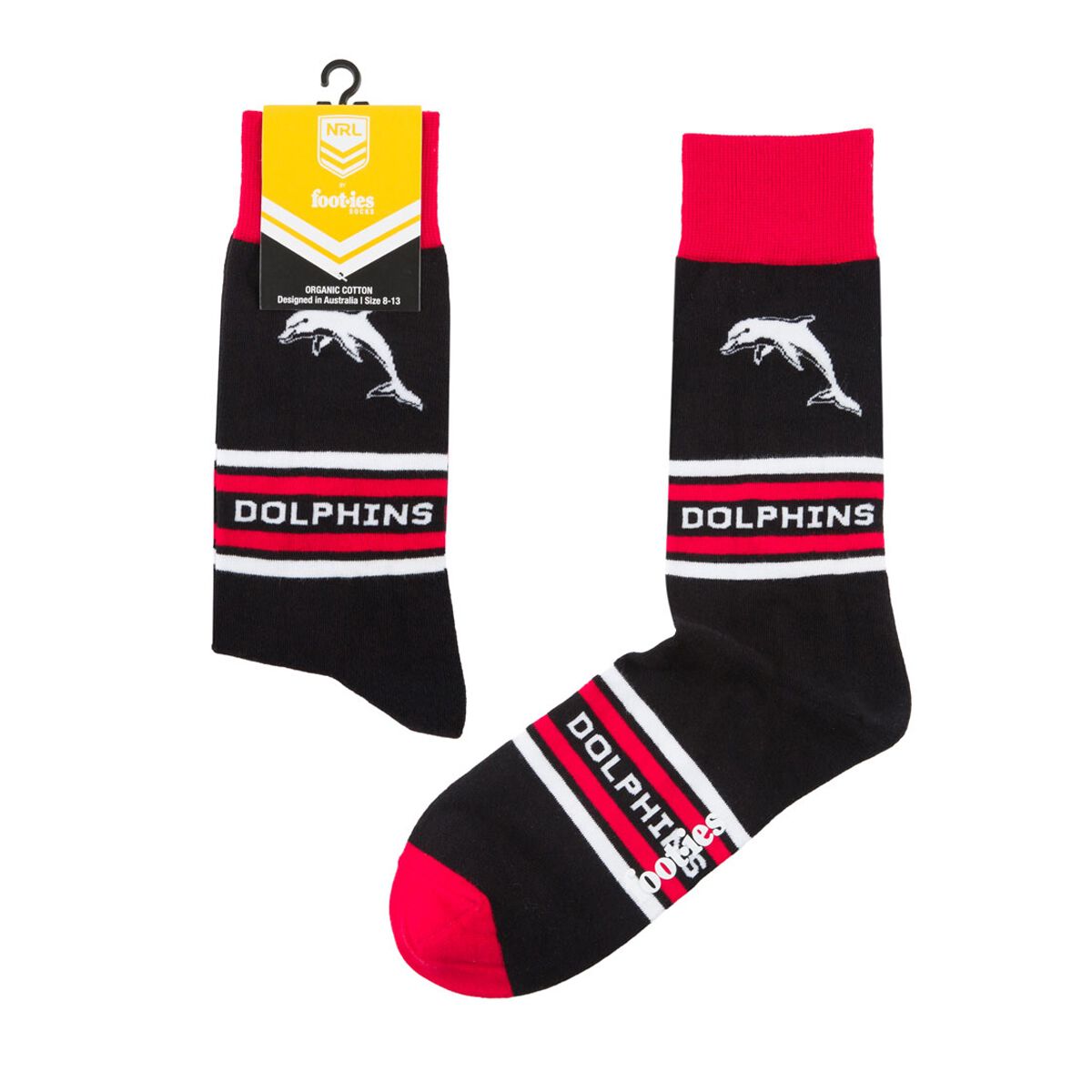 Dolphins Stripe Organic Cotton Socks