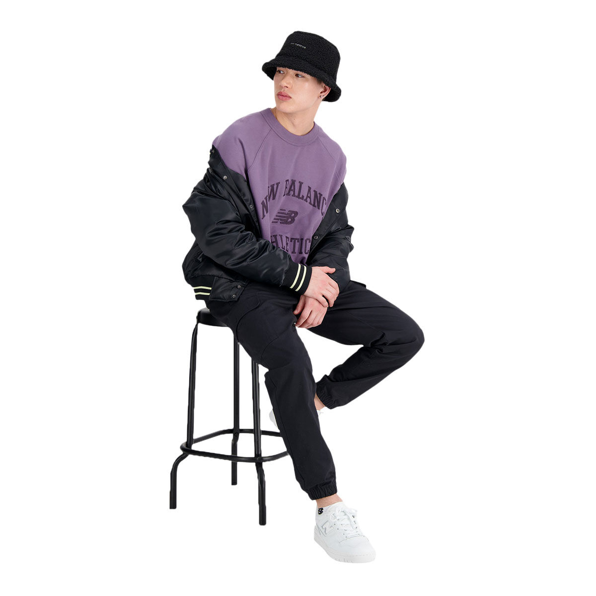 New Balance Mens Athletics Varsity Fleece Sweatshirt