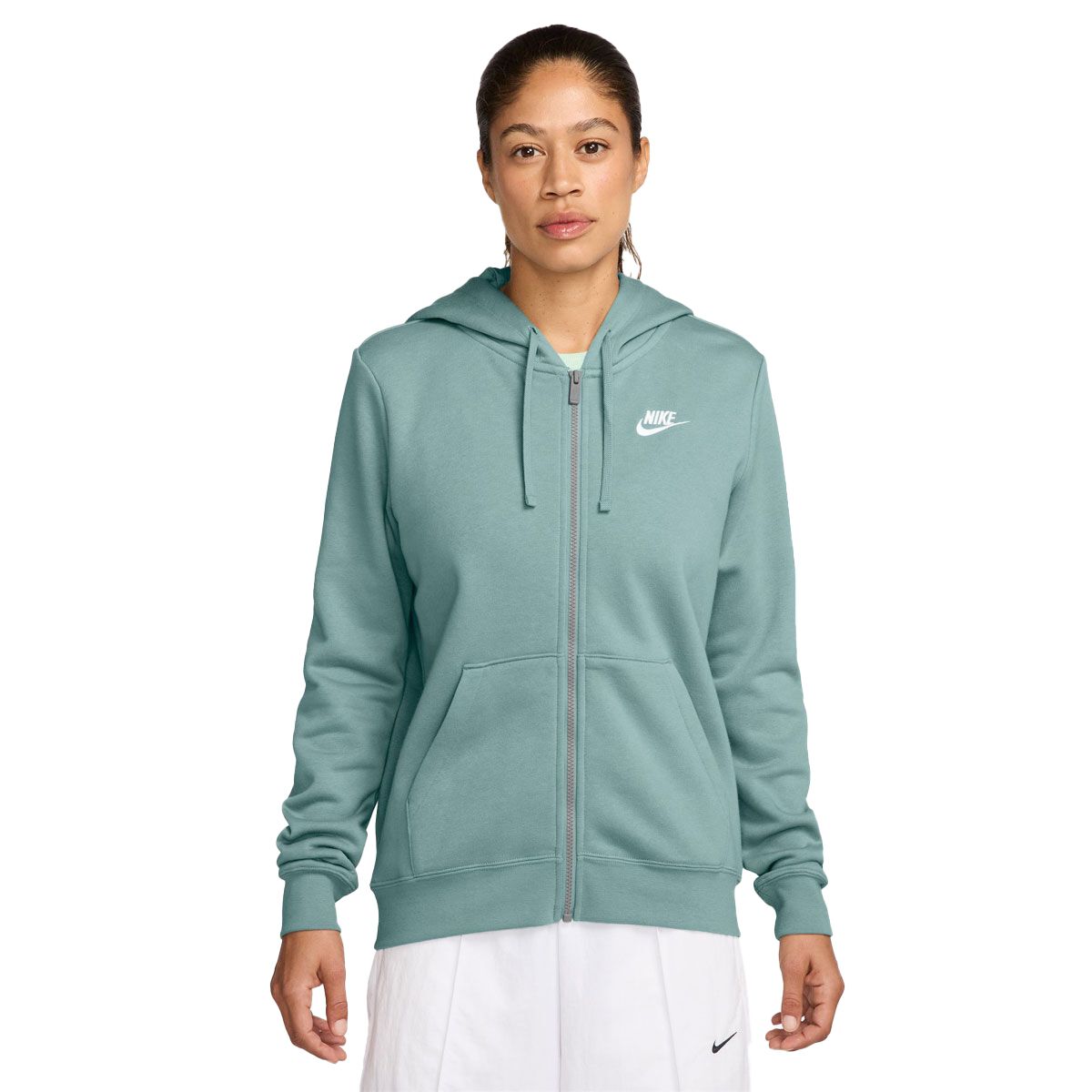 Nike Womens Sportswear Club Fleece Full Zip Hoodie