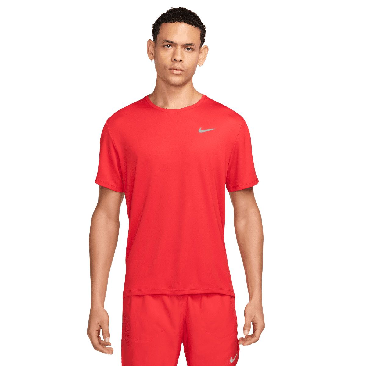Nike Mens Miler Dri FIT UV Running Tee