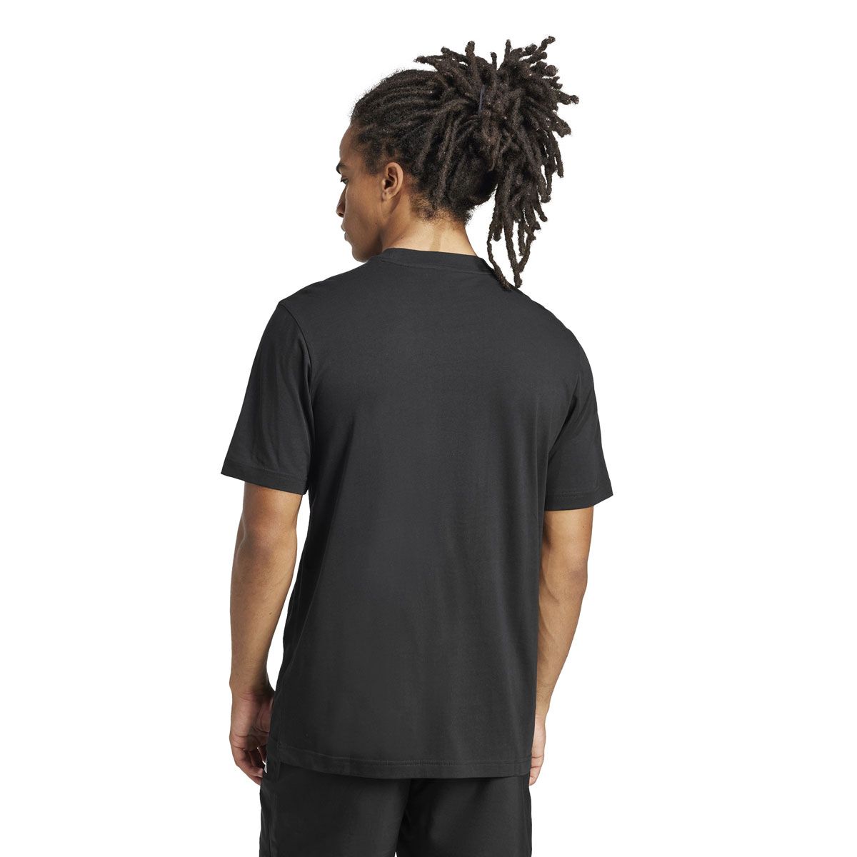 adidas Mens Essentials Small Logo Single Jersey Tee