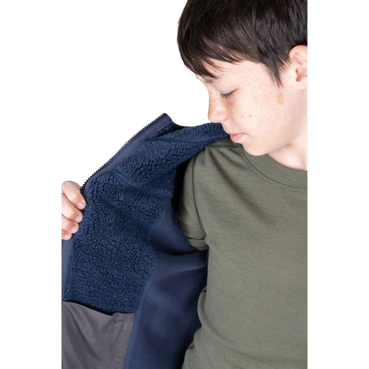 macpac Junior Mini Mountain Hooded Fleece Jacket