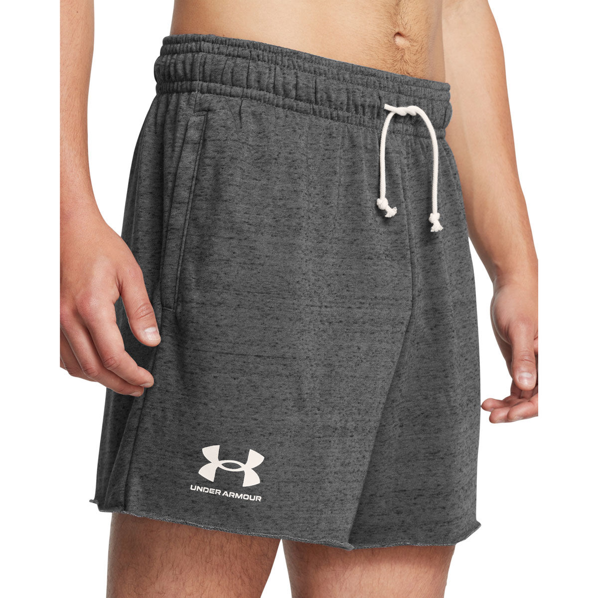 Under Armour Mens Rival Terry 6 Inch Shorts
