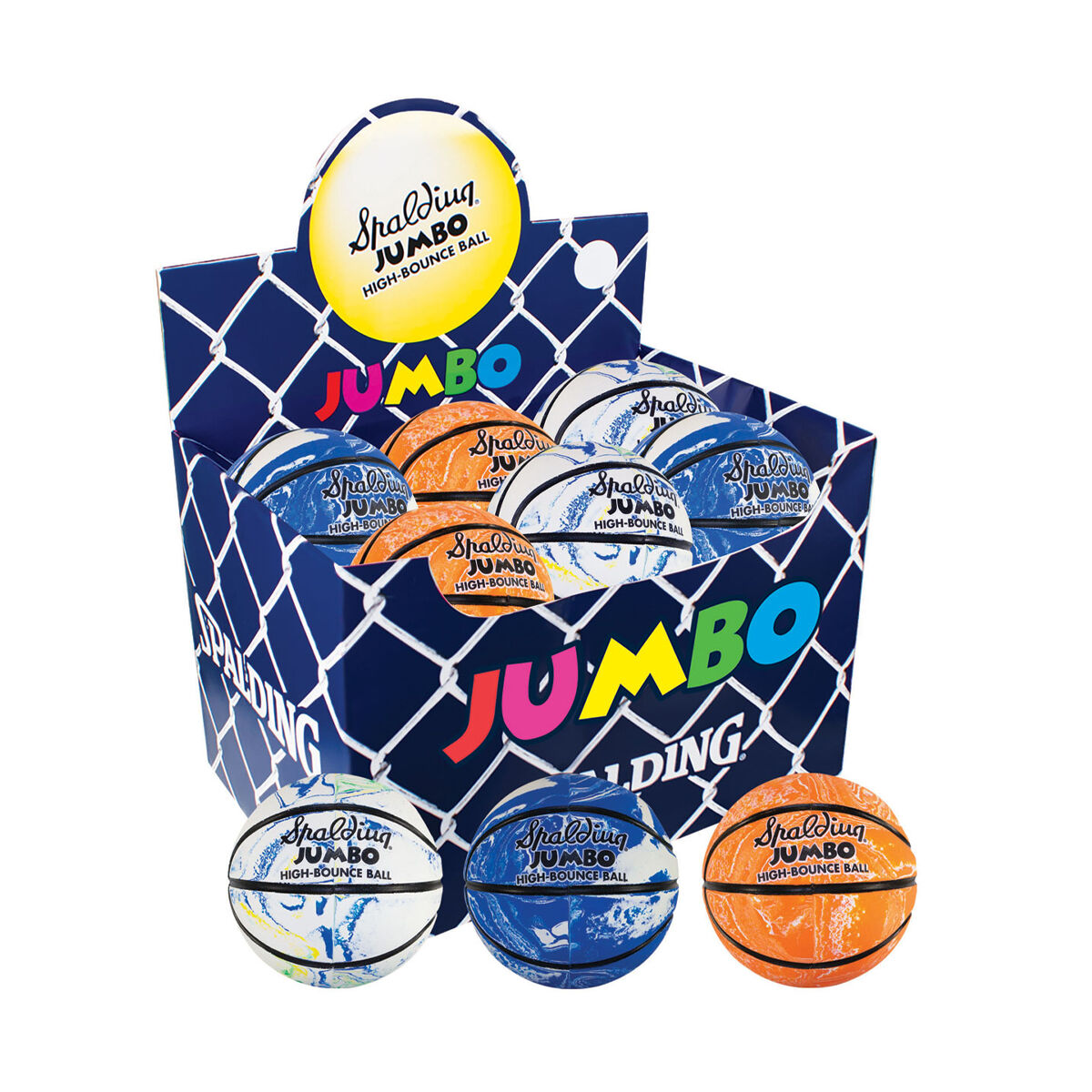 Spalding Jumbo Marble High Bounce Ball