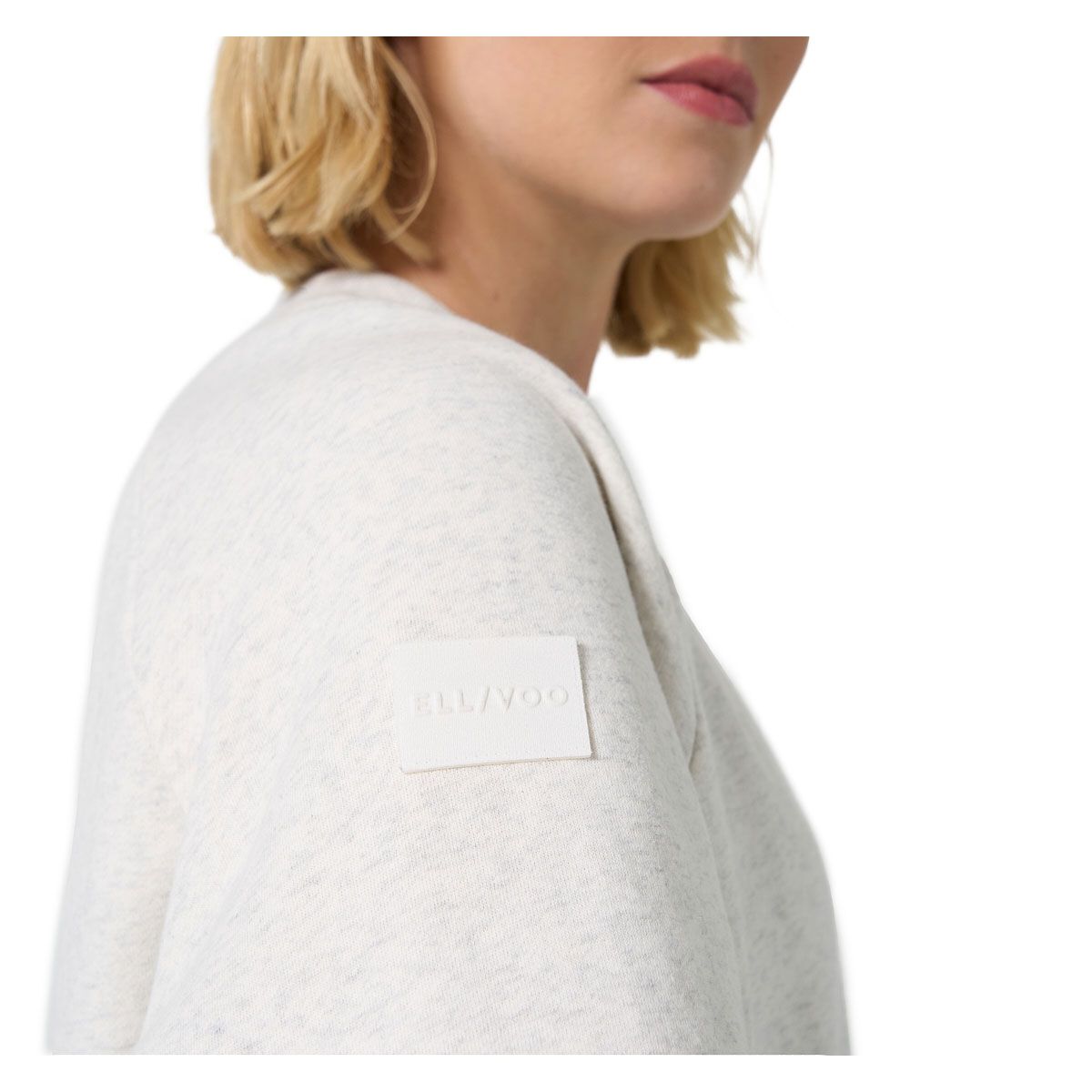 Ell/Voo Womens Mae Fleece Crew Neck Sweatshirt