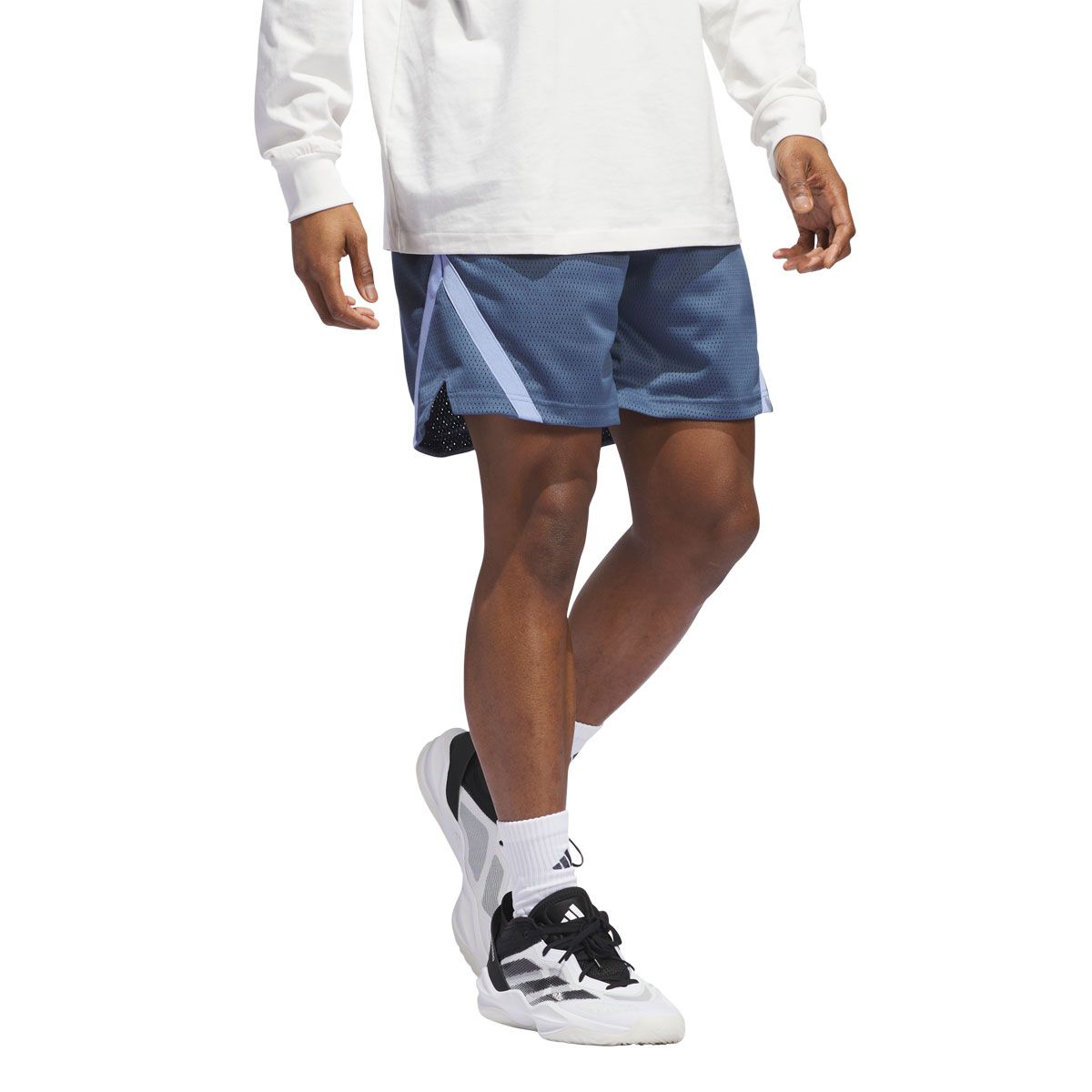 adidas Mens Select Mesh 5 inch Basketball Shorts